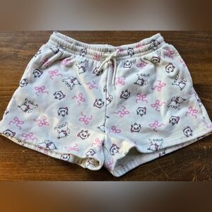 Disney's Aristocats Marie Cat Fleece Shorts Juniors Size Medium